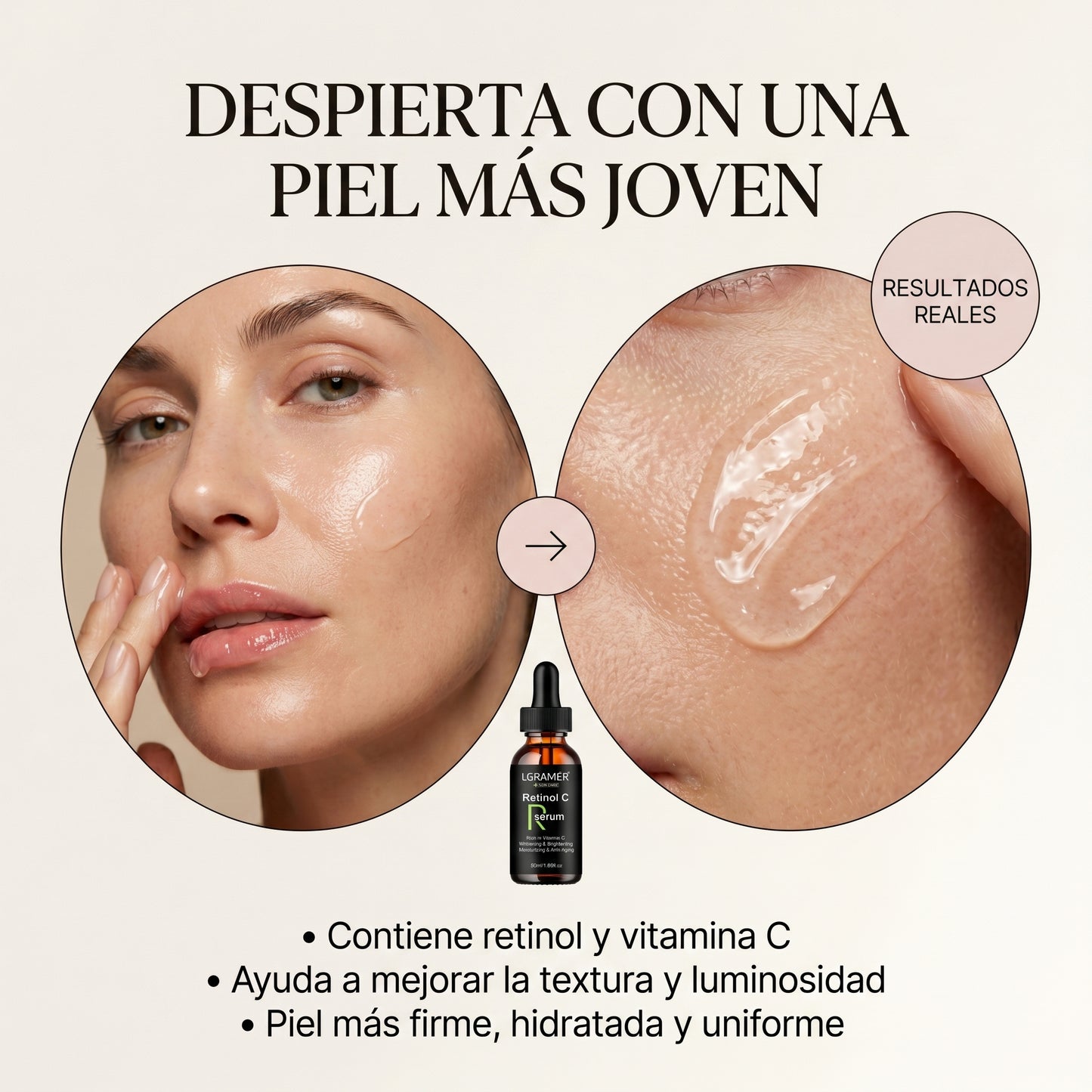 Sérum con Retinol - Reduce Arrugas y Reafirma tu Piel