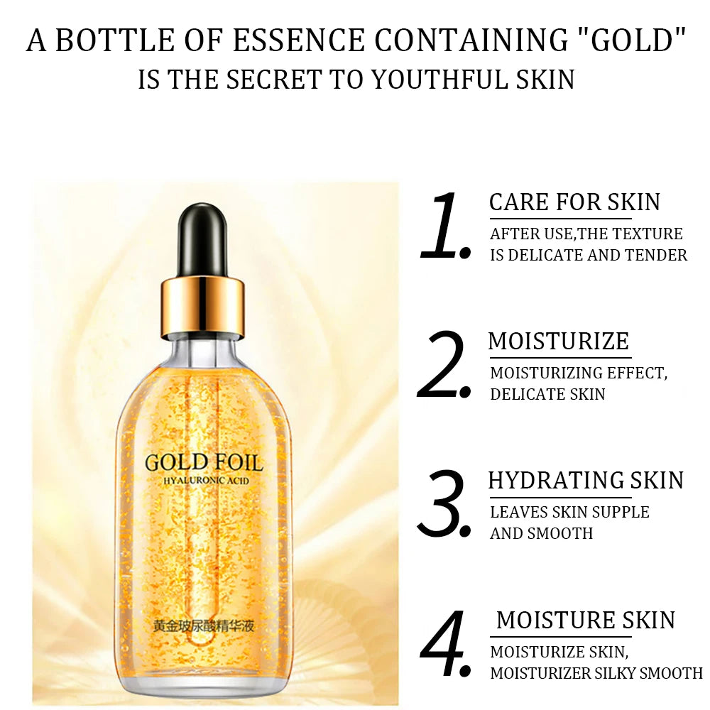 Rejuvenece tu Piel al Instante – Sérum Antiedad con Oro 24K (100 ml)