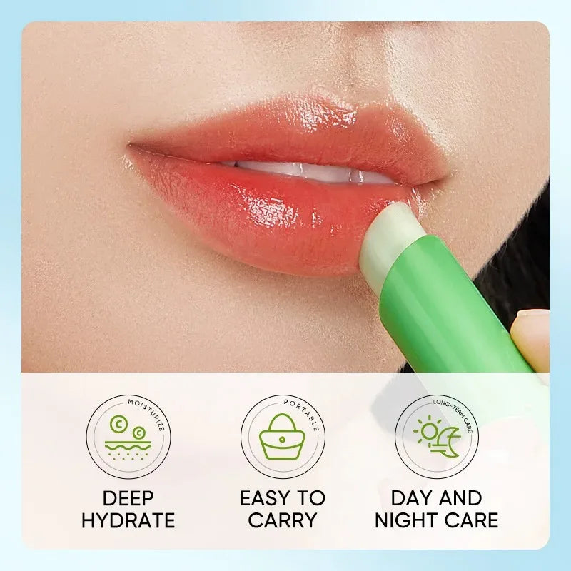 Labios Hidratados y Sin Grietas – Bálsamo de Aloe Vera