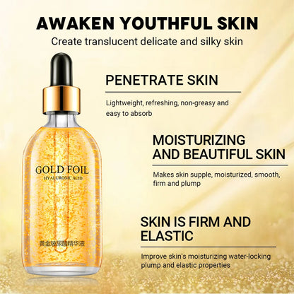 Rejuvenece tu Piel al Instante – Sérum Antiedad con Oro 24K (100 ml)
