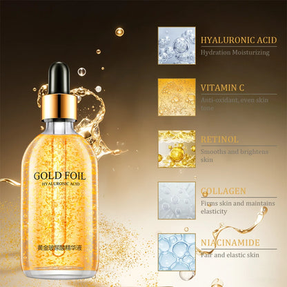 Rejuvenece tu Piel al Instante – Sérum Antiedad con Oro 24K (100 ml)